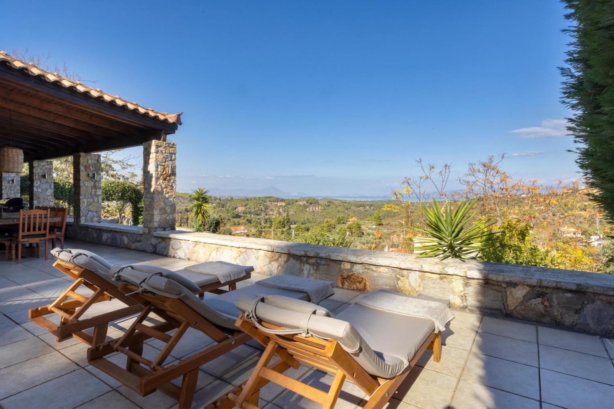 Villa Marrone Splendid Seaview Markopoulon Oropou المظهر الخارجي الصورة